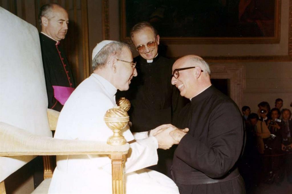 L’incontro tra Giovanni Paolo I e padre Sorge, allora direttore de “La Civiltà Cattolica”. Era il 1978