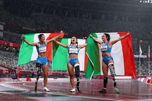 Tripletta storica per l'Italia nei 100 metri femminili