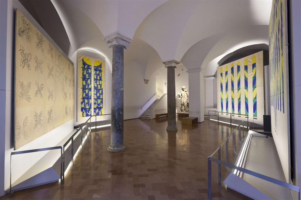 la sala dedicata alla cappella di Vence nei Musei Vaticani