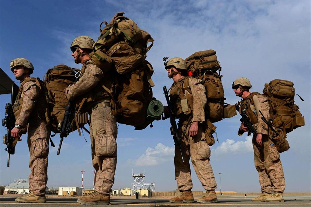 Marines americani in Afghanistan. Venti anni di guerra per uccidere un uomo, come spiega il presidente Joe Biden: «L’obiettivo è stato raggiunto con la morte di Benladen»
