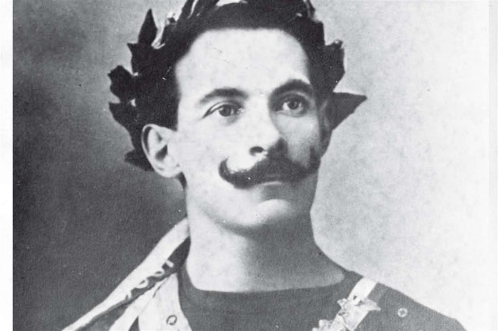 Il plurimedagliato Alberto Braglia (1883-1954), oro olimpico della ginnastica a Londra 1908 e Stoccolma 1912