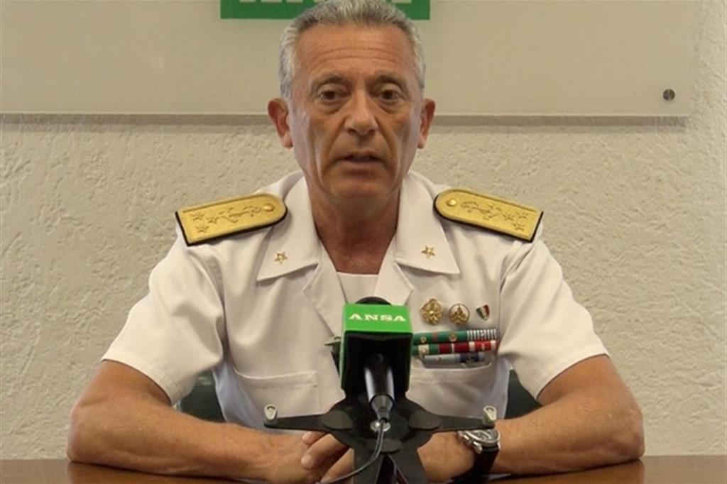 L'ammiraglio Pettorino, comandante generale della Guardia Costiera