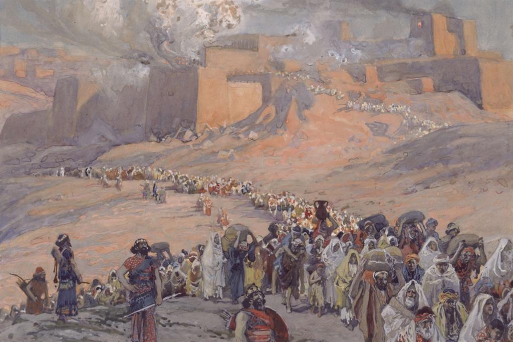 L’esilio babilonese: James Tissot, “ La deportazione dei prigionieri”