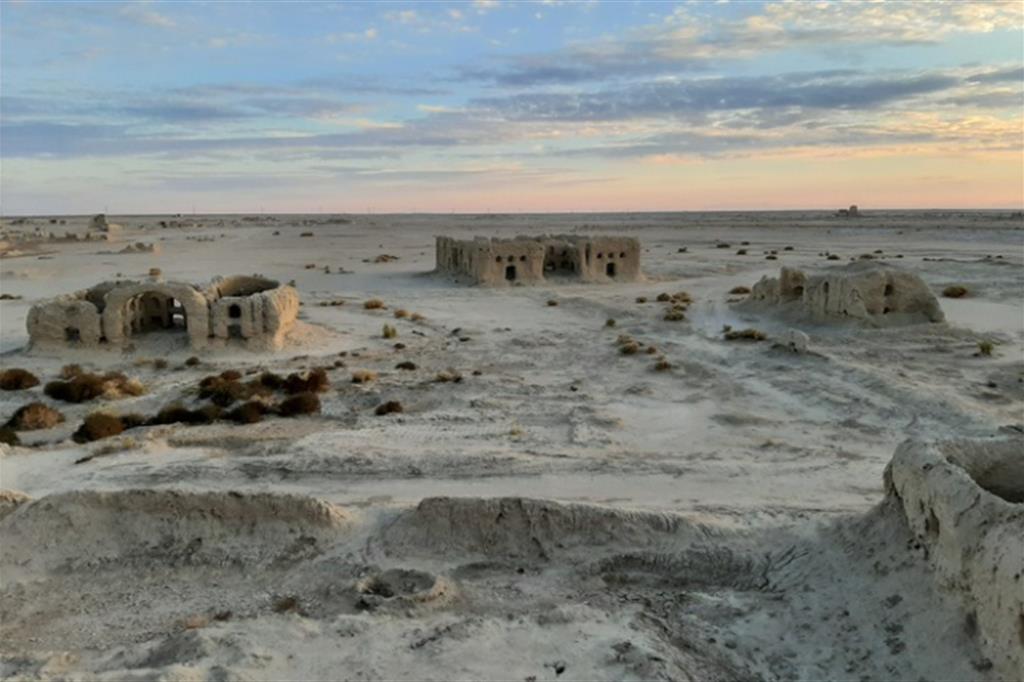 Le rovine della città di Sharh-i-Sotka, in Iran
