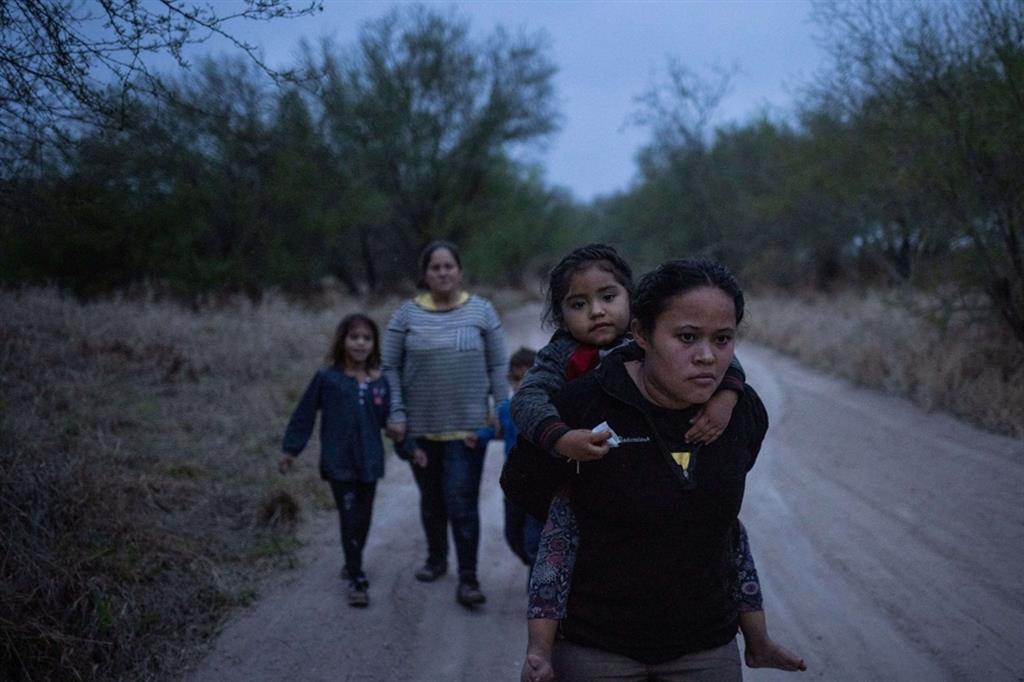 Baby-profughi a Las Penitas, in Texas