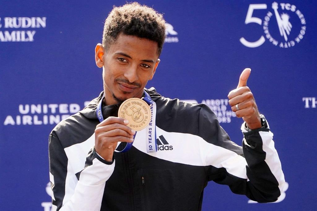 L’eritreo azzurro, Eyob Faniel, 3° alla Maratona di New York