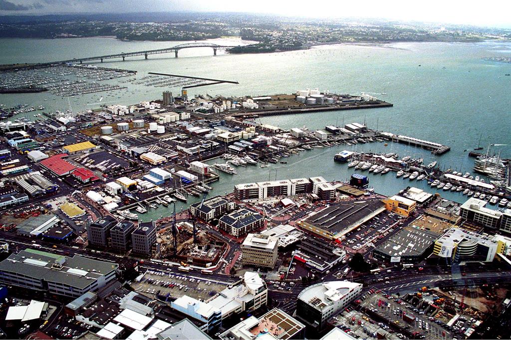 Vista aerea di Auckland, in Nuova Zelanda