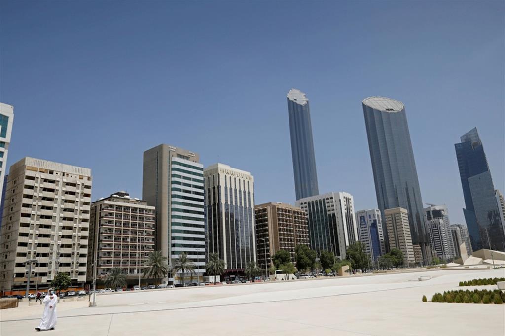 La capitale degli Emirati Arabi Uniti, Abu Dhabi