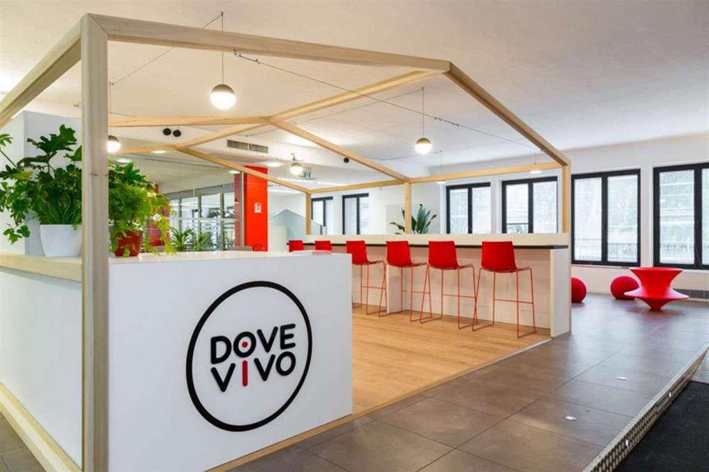 Gli uffici di DoveVivo, che gestisce appartamenti e residenze in 15 città