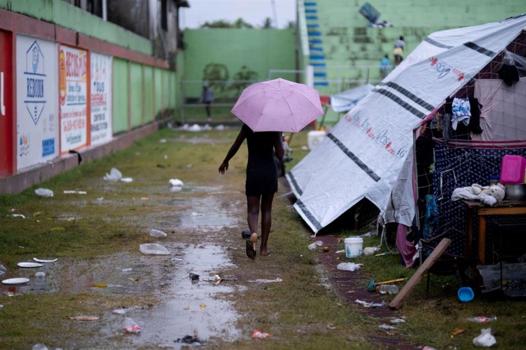 Les Cayes è stata allagata dalla tempesta tropicale Grace