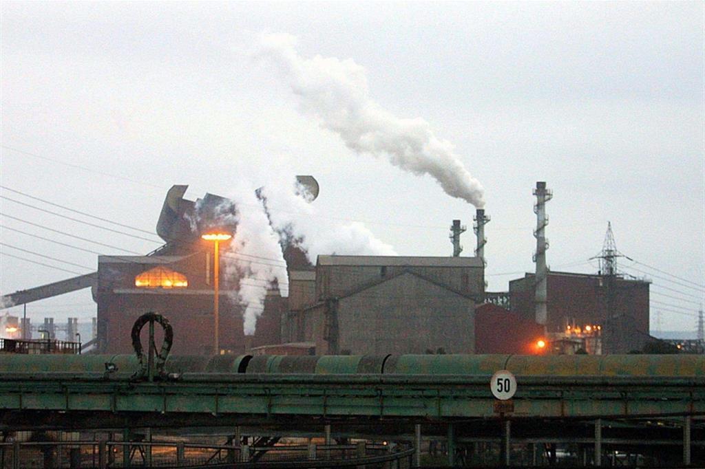 L'acciaieria di Taranto, ora controllata da ArcelorMittal