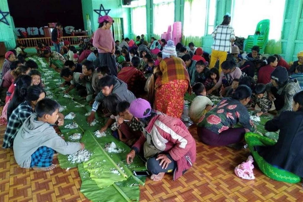 Sfollati interni nel Myanmar Nord occidentale