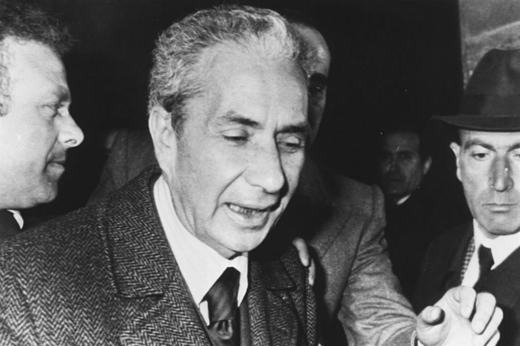 Aldo Moro in una foto del febbraio del 1978