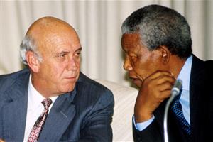 Morto Frederik de Klerk: liberò Mandela e con lui vinse il Nobel