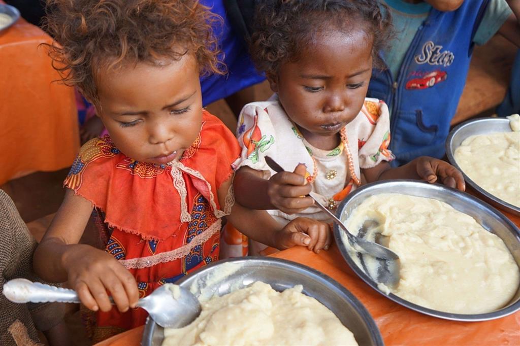 Centro per bambini malnutrici a Maropia, in Madagascar