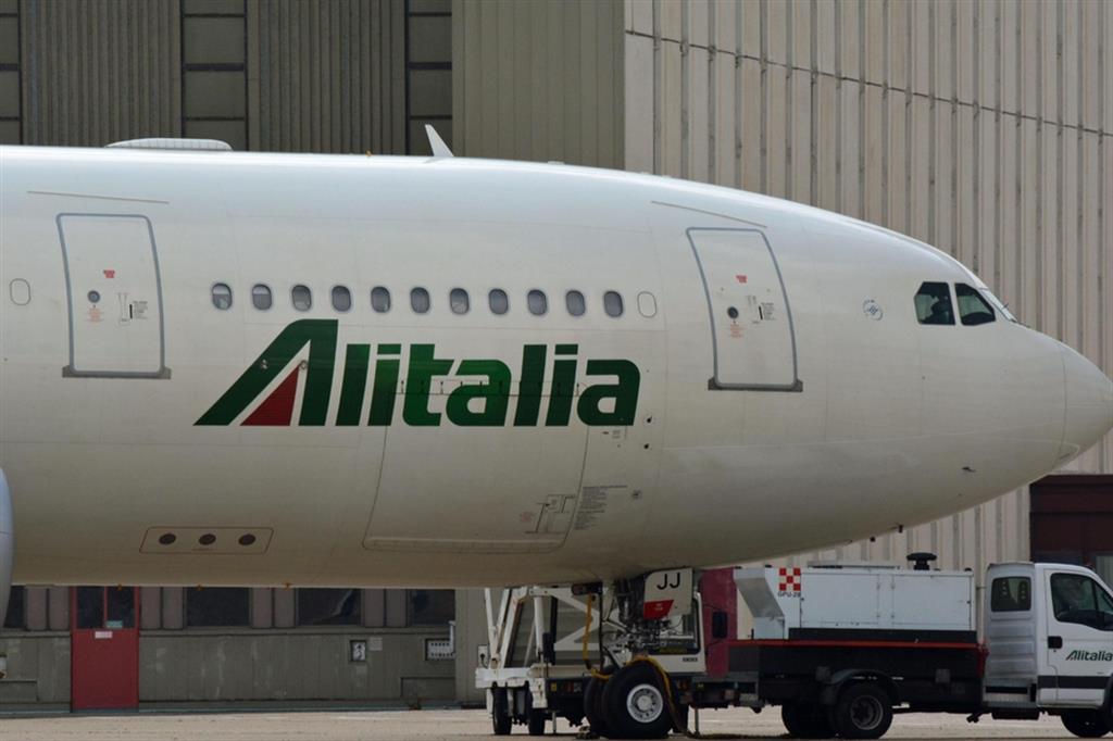 Il vendita il logo Alitalia