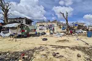 Salite ancora le vittime del tifone Rai, ora sono 386 accertate