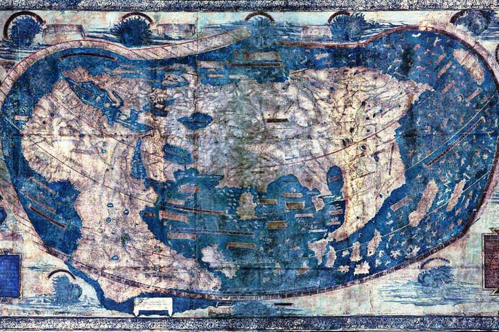 Mappa del mondo di Enrico Martello