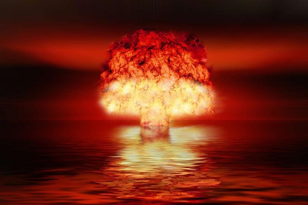 Un'esplosione atomica