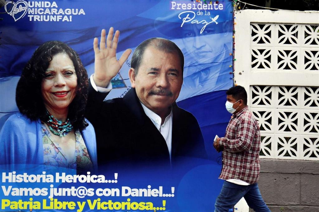 Ortega ancora presidente con un voto farsa