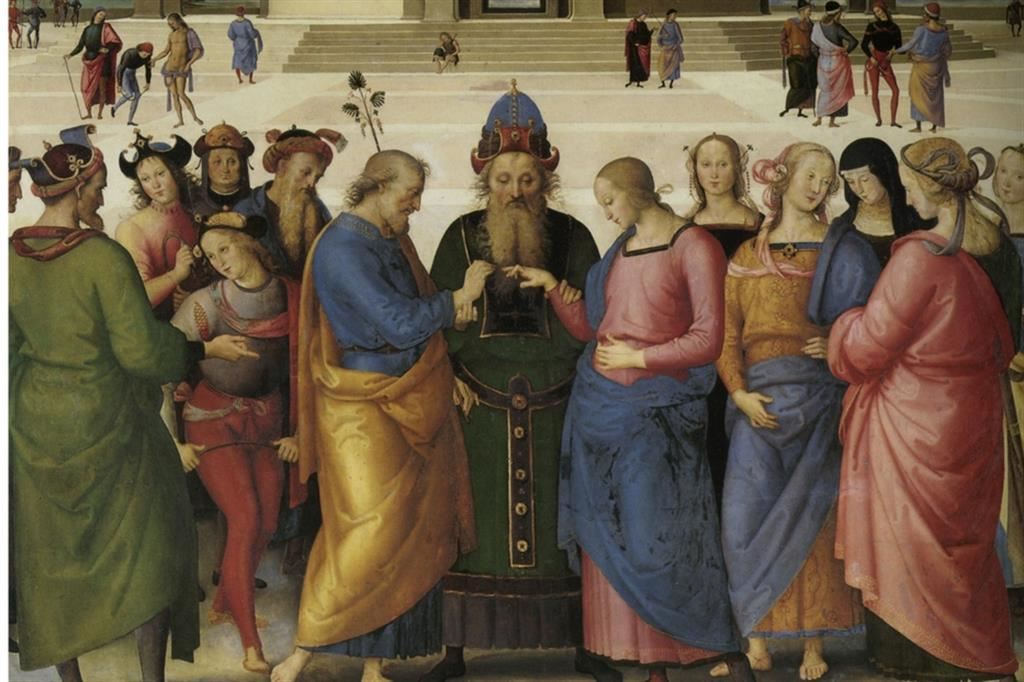 Pietro di Cristoforo Vannucci "Il Perugino": Lo sposalizio della Vergine
