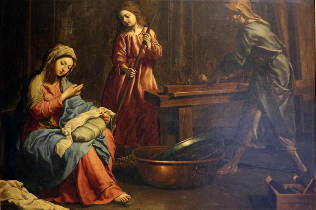 Francesco Cozza, “Sacra Famiglia al lavoro”. Venafro, Museo nazionale del Molise