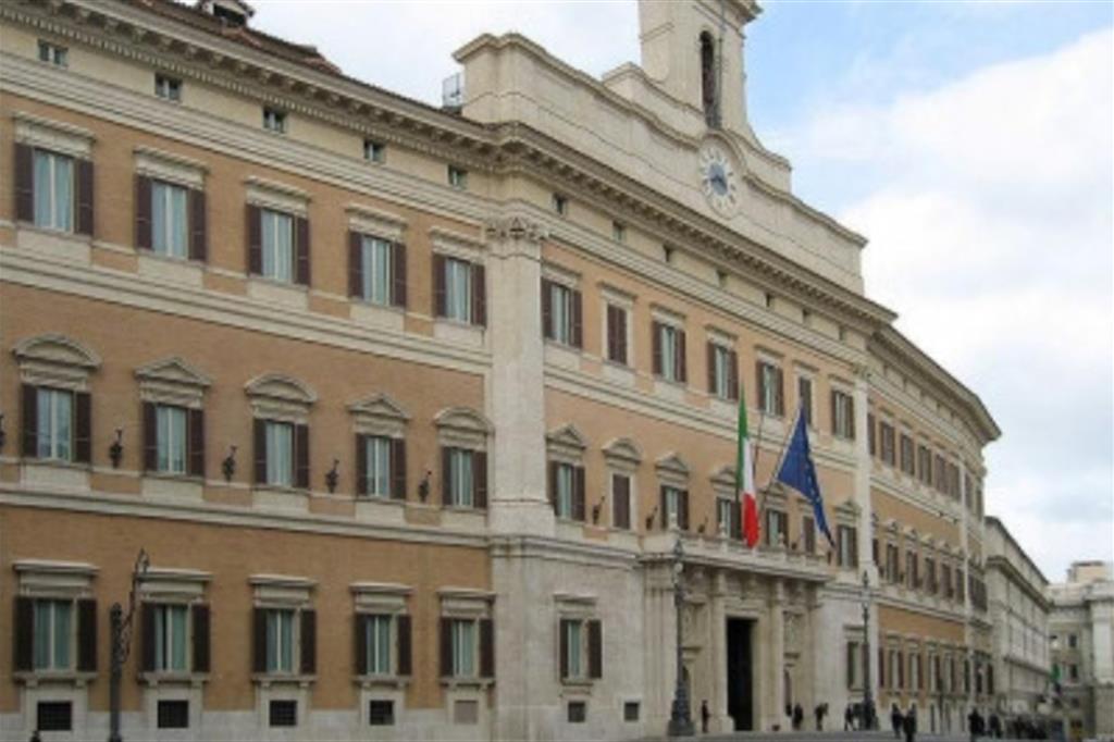 Palazzo Montecitorio, sede della Camera dei deputati.