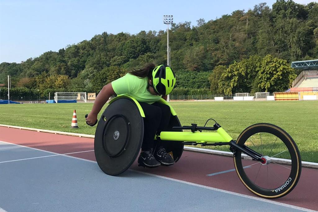L'atleta paralimpica Chiara Vellucci