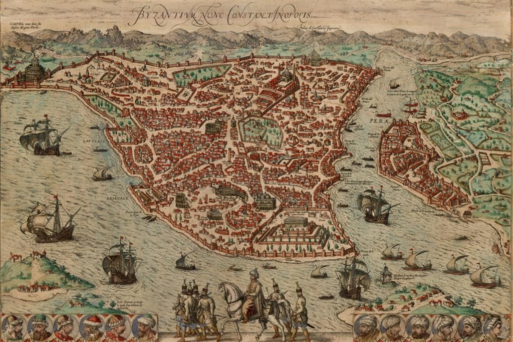 Mappa di Bisanzio del 1572