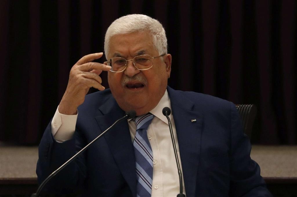 Il presidente palestinese Abu Mazen, 86 anni