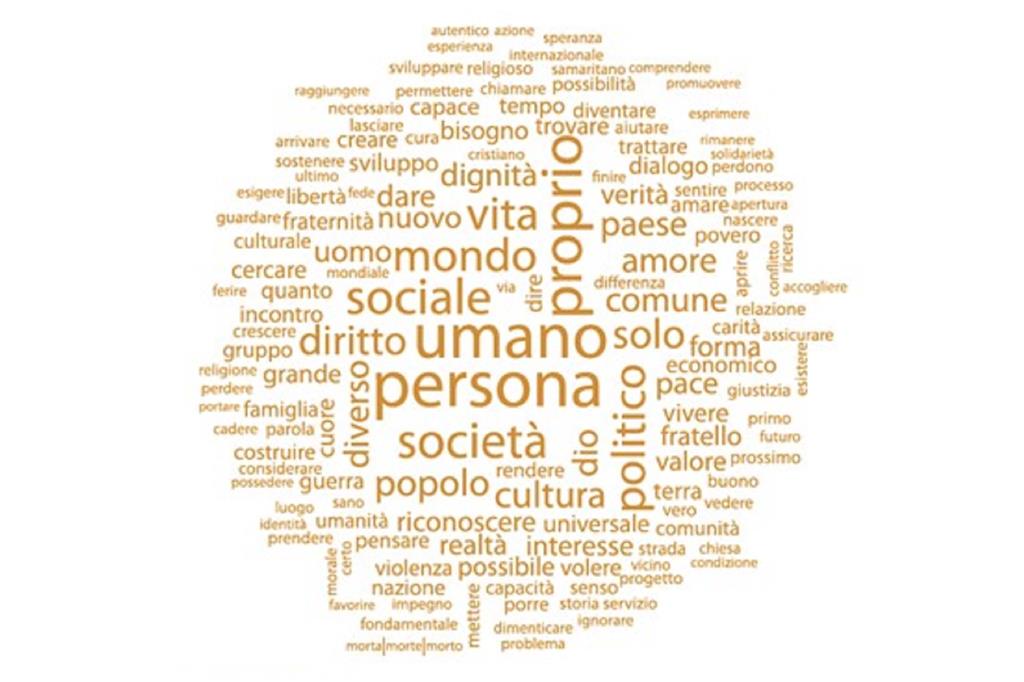 Una delle analisi della frequenza delle parole presenti nella Fratelli Tutti proposte da Suor Chiara Francesca Lacchini, del Consiglio della Federazione Clarisse Cappuccine, nel Quaderno ASviS