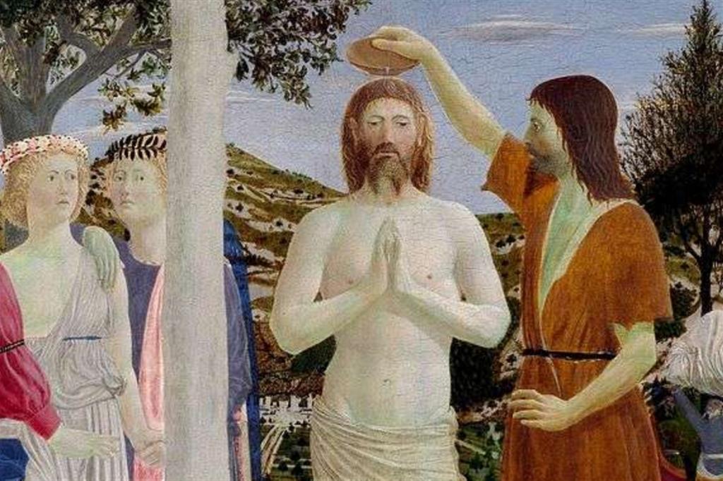 Il "Battesimo di Cristo" di Piero della Francesca (Londra, National Gallery)