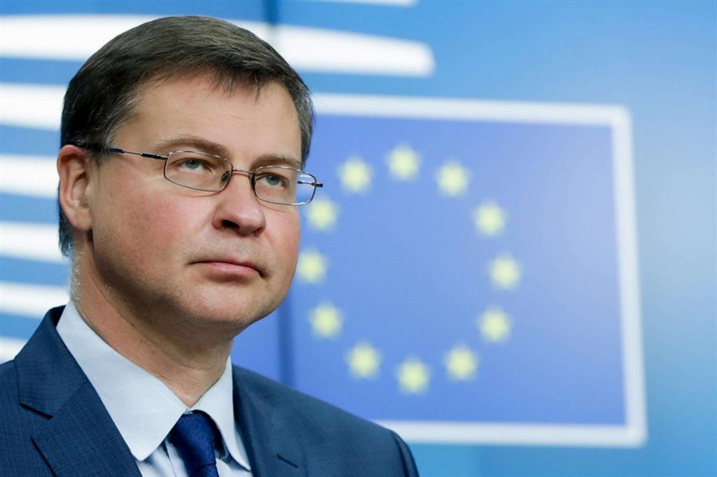 Il vicepresidente esecutivo della Commissione Ue Valdis Dombrovskis