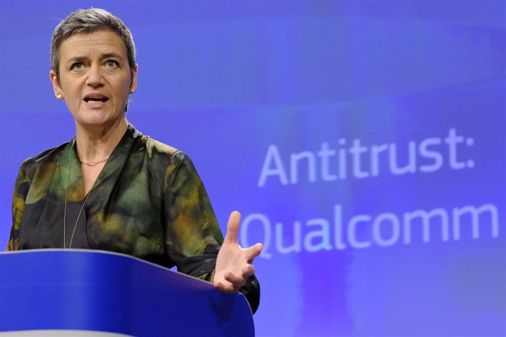 La vice presidente della Commissione europea e responsabile Antitruste, Margrethe Vestager