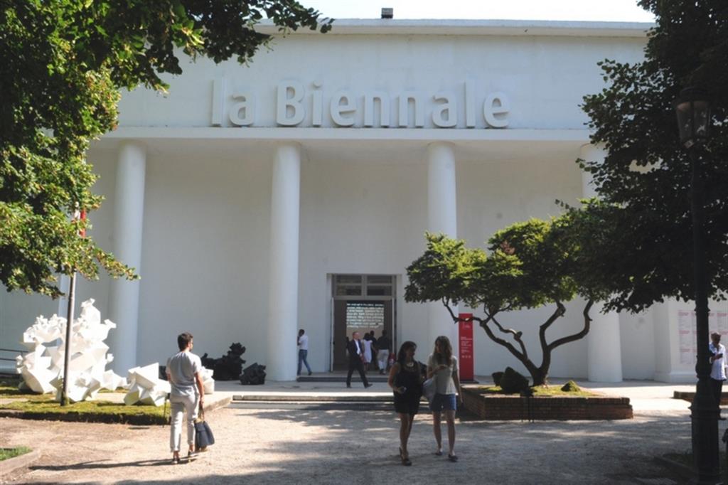 Il Padiglione centrale dei Giardini della Biennale, a Venezia