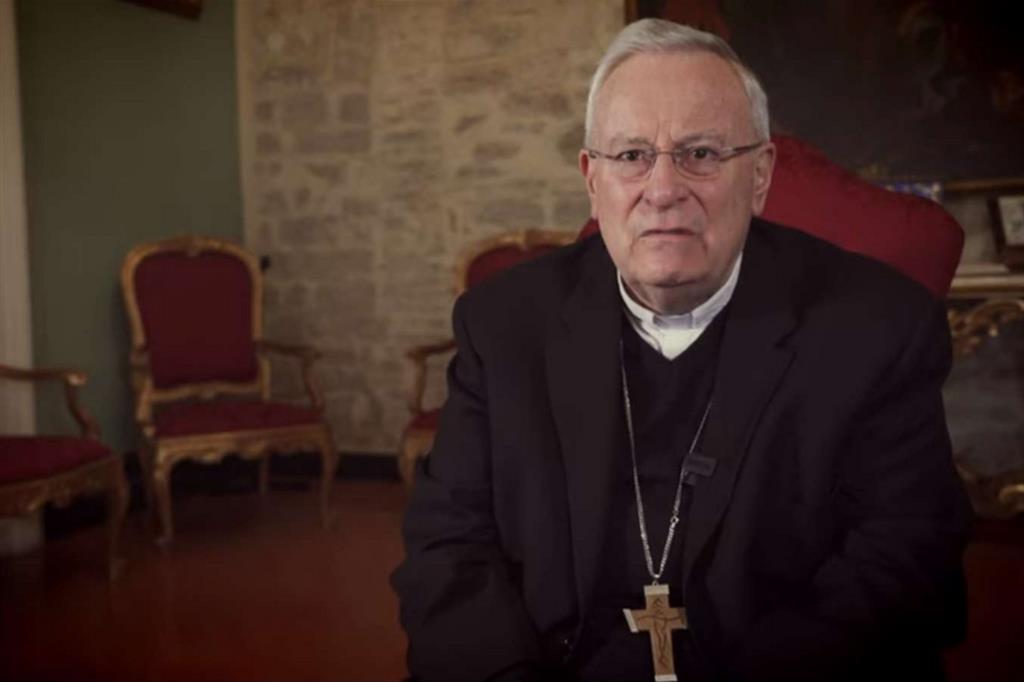 Un'immagine dell'intervento del cardinale Bassetti al Convegno nazionale vocazioni 2022