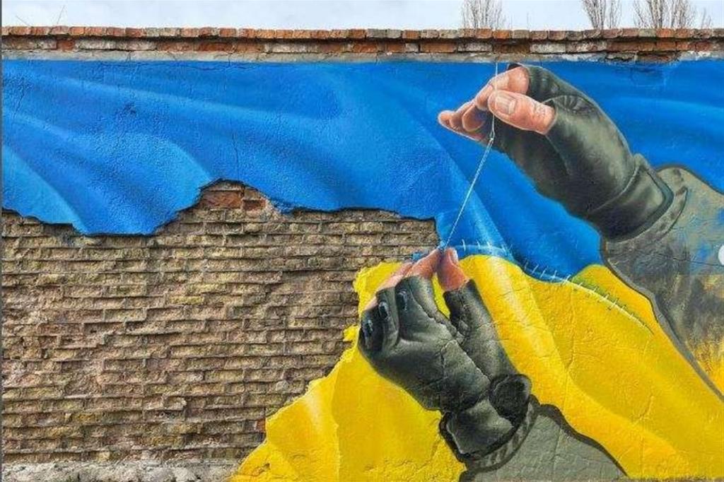 Il murale di Shasha Korban a Kiev