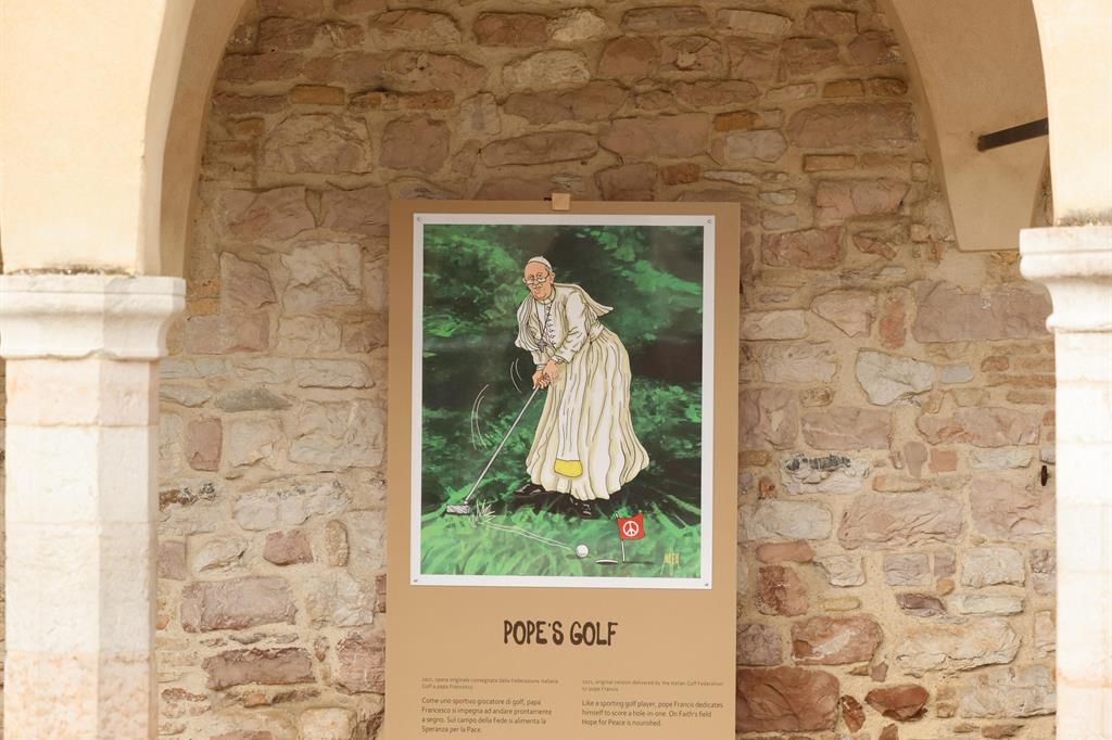 "Papale Papale": ad Assisi le opere di Maupal sul Papa