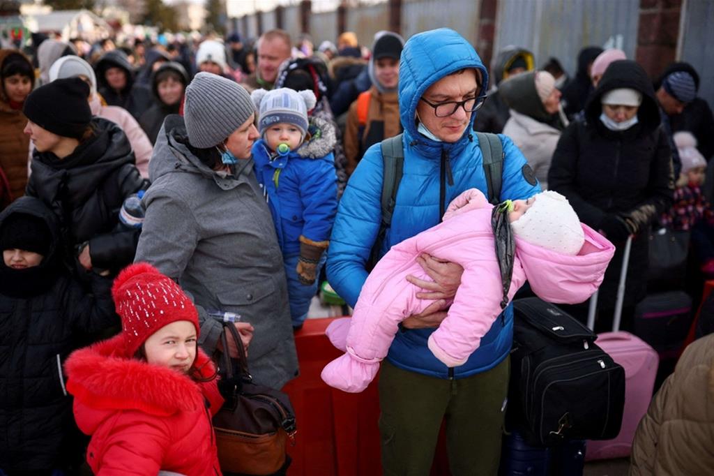 Verso il confine polacco. Ucraini in fuga dalla guerra