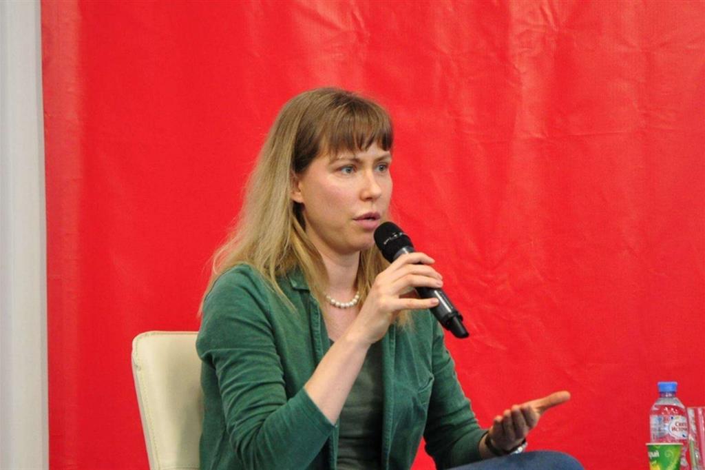 La giornalista e attivista russa Maria Baronova