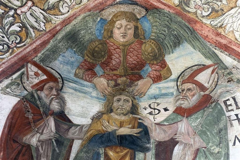 A Pavia la basilica di San Michele riscopre i suoi affreschi