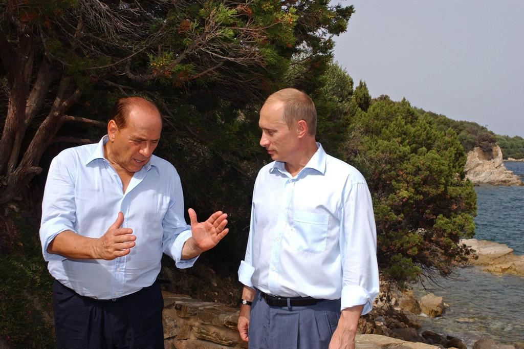 Silvio Berlusconi e Vladimir Putin