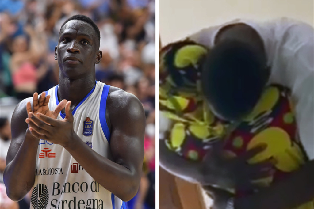 Ousmane Diop, stella del basket, che riabbraccia la sua famiglia dopo 9 anni