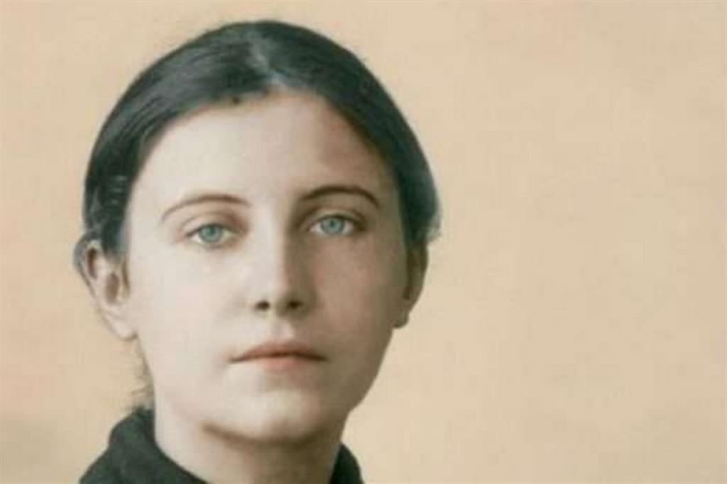 Un ritratto fotografico di santa Gemma Galgani (Capannori, 12 marzo 1878 – Lucca, 11 aprile 1903)