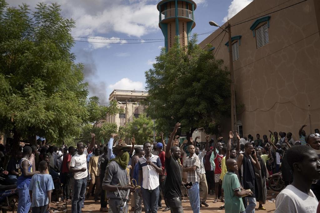 Una manifestazione a Bamako, in un'immagine d'archivio