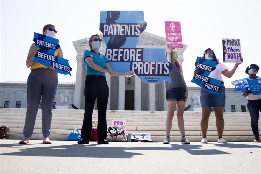 Manifestazione pro life davanti alla Corte Suprema Usa