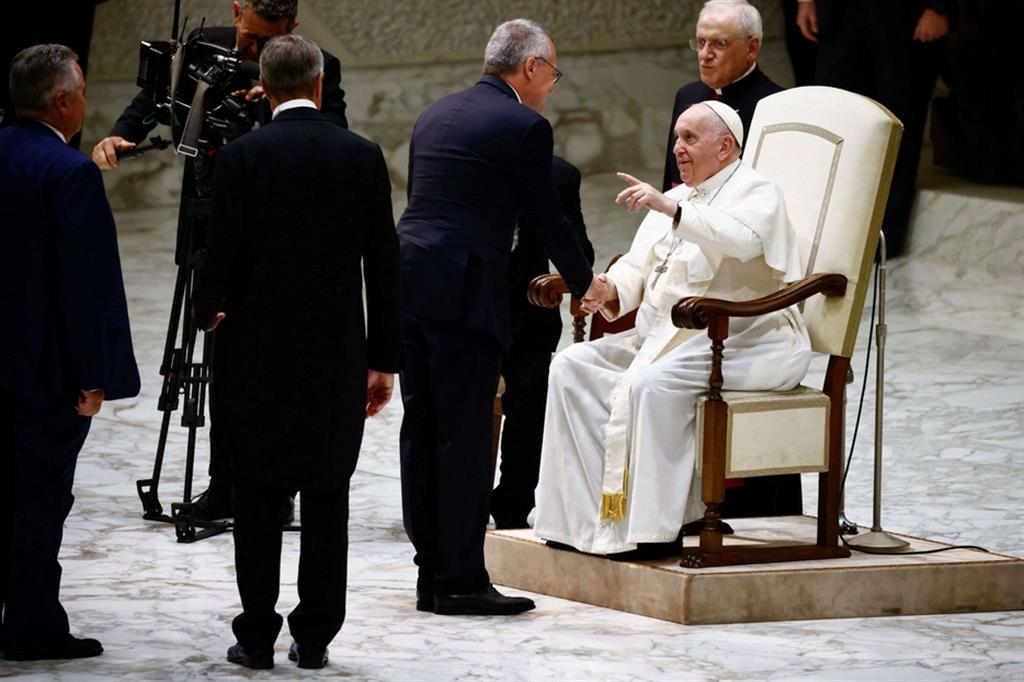 Papa Francesco riceve gli imprenditori italiani