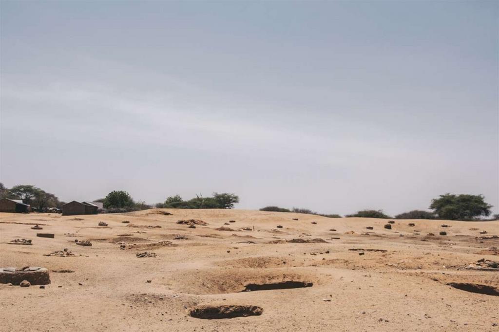 Pozzi inariditi a Mansa, contea di Wajir, Kenya