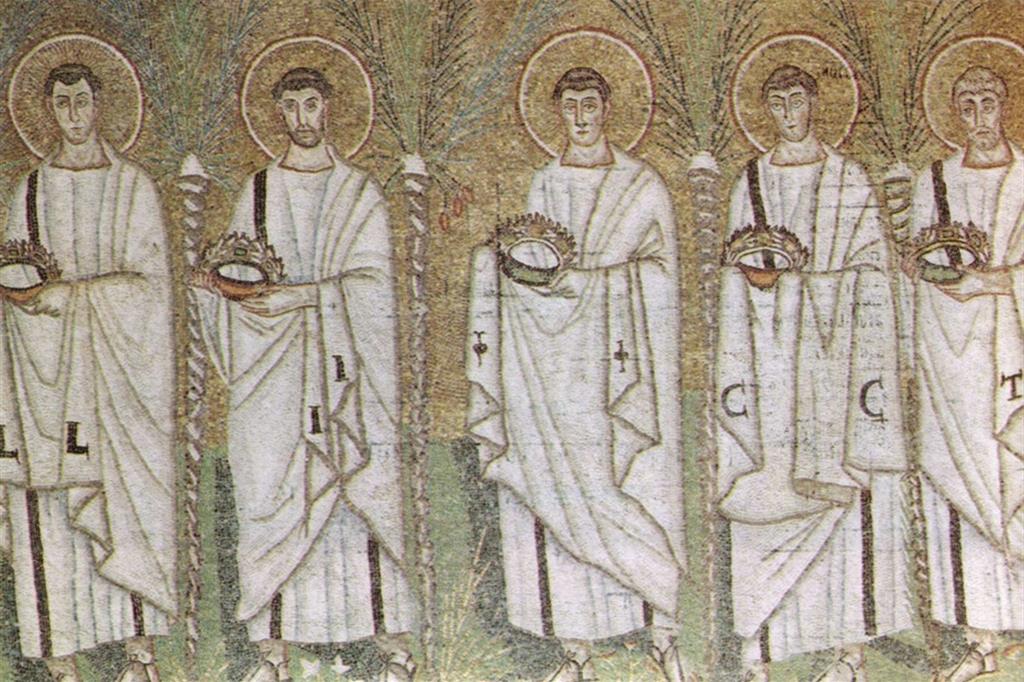 Ravenna, Sant’Apollinare Nuovo: 'Santi Martiri' (seconda metà del VI secolo)
