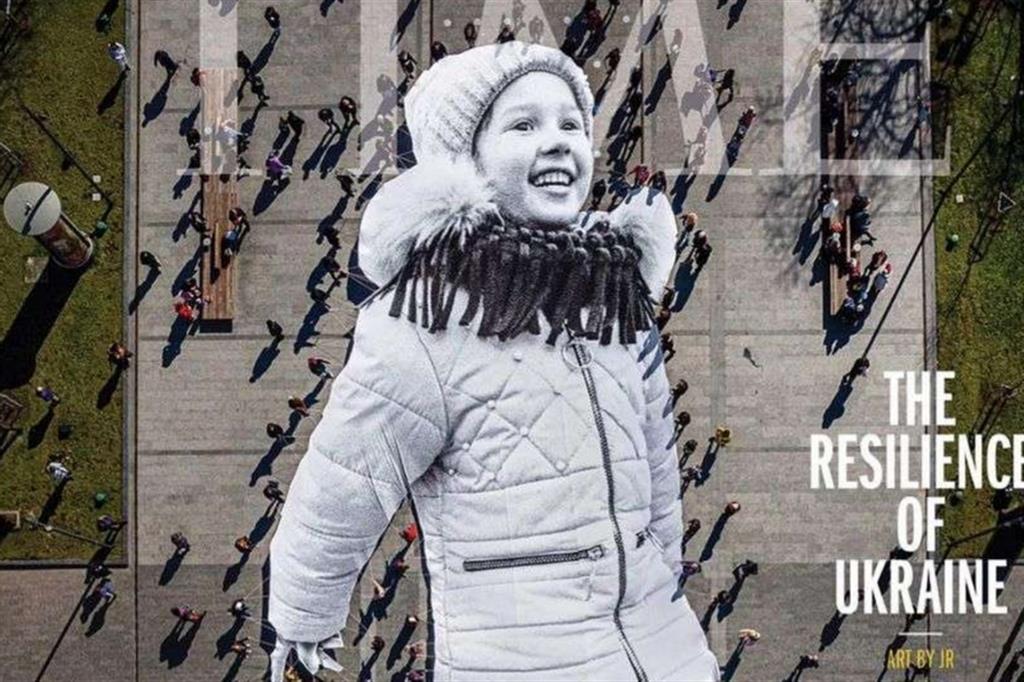 E il sorriso di una bambina ucraina diventa simbolo